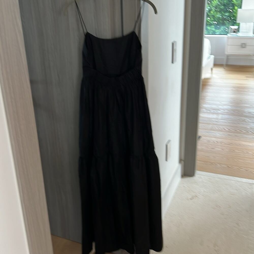 Commense Black Open-Back Tiered Maxi Dress - Picture 6 of 11